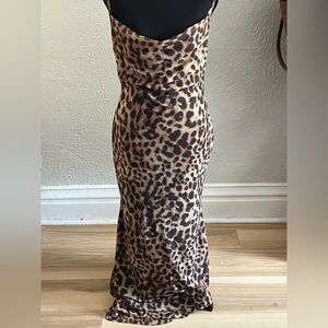 Leopard Print Maxi Dress